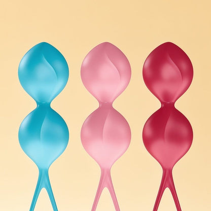 Boules de Geisha — gros plan sur les trois coloris