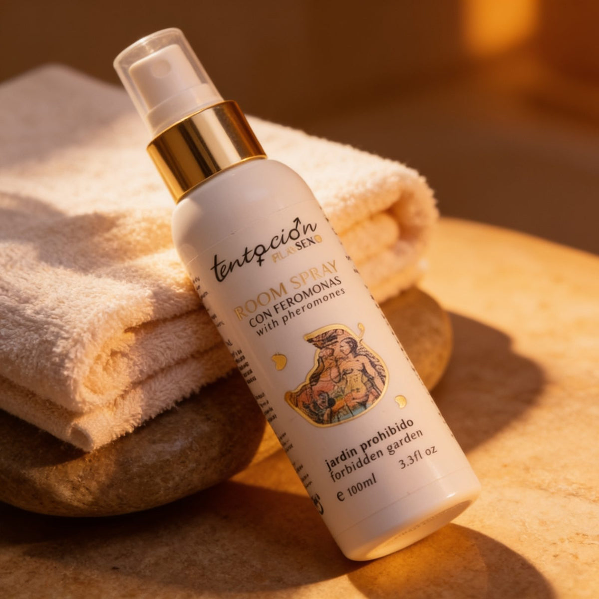 SPRAY D'AMBIANCE AUX PHEROMONES JARDIN INTERDIT 100ML — mise en situation