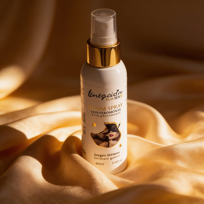 SPRAY D'AMBIANCE AUX PHEROMONES JEUX INTIMES 100ML — mise en situation