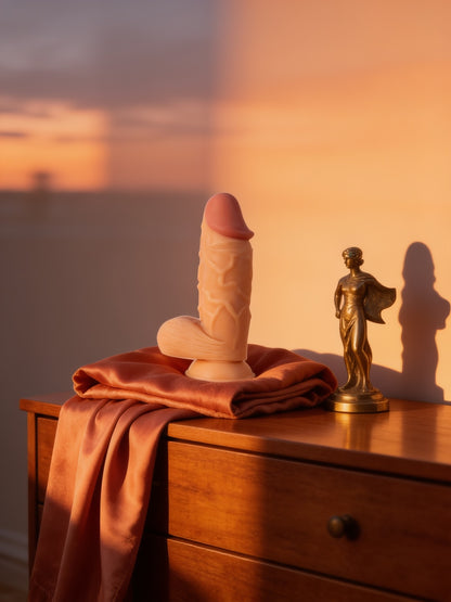 Gode The Strong sur silk terracotta boudoir