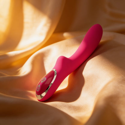 VIBRATEUR À CHARGE MAGNÉTIQUE 10 VITESSES 21 CM — mise en situation