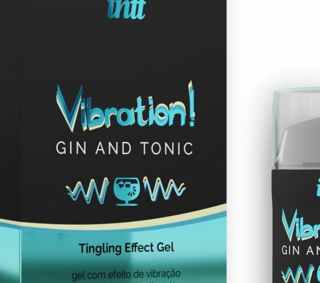 VIBRATEUR LIQUIDE INTT GIN AND TONIC 15 ML — gros plan
