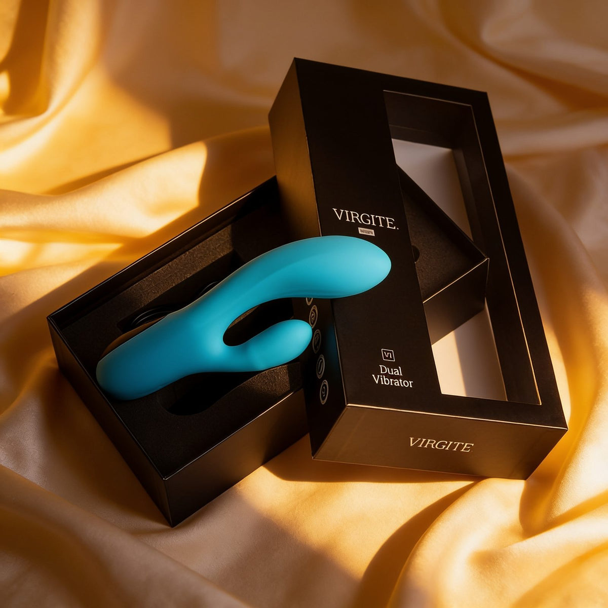 VIBRATEUR RECHARGEABLE V1 BLEU — mise en situation