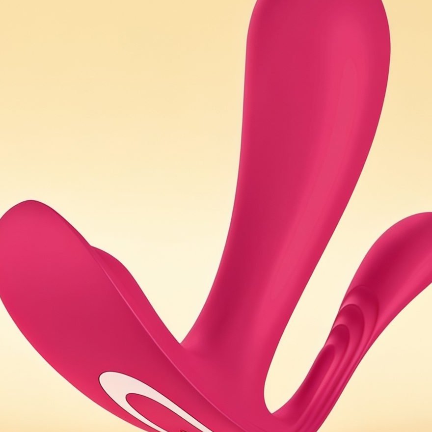 VIBRATEUR TOP SECRET + ROSE — gros plan