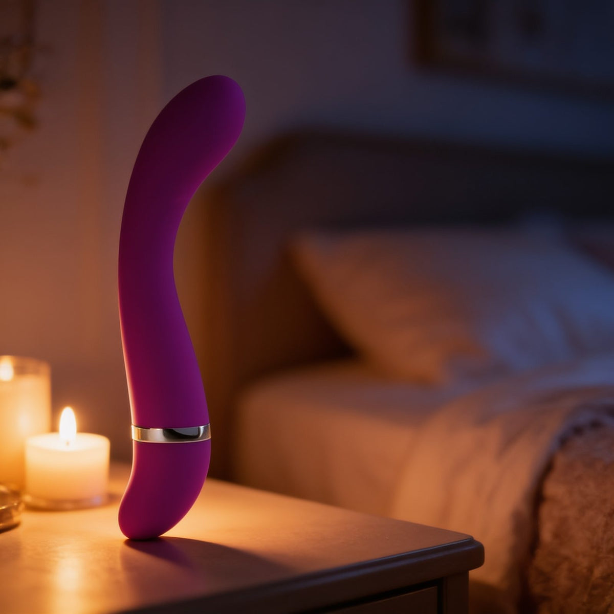 Vibromasseur courbe point G Pretty Love Cvelyn — mise en situation