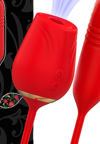 vibromasseur  DOUBLE PLAISIR SUCCI N + HAUT ET BAS — gros plan