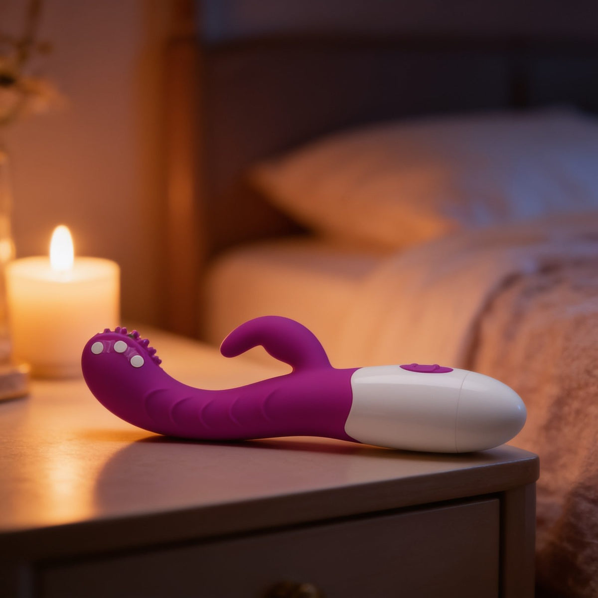 Vibromasseur rabbit doigté Pretty Love Arthur — mise en situation