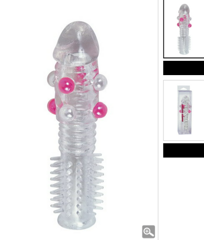 Gaine de pénis texturée Silicon Sleeve