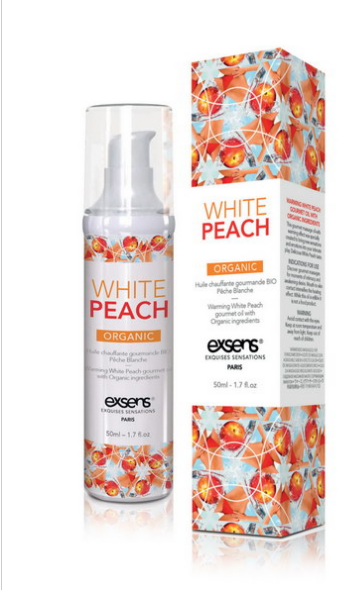 Huile de massage pêche blanche bio