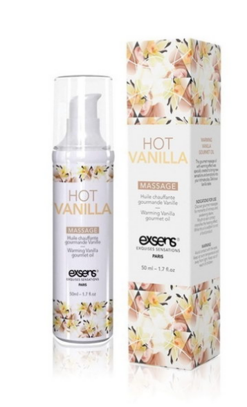 Huile de massage chauffante vanille Exsens 50 ml