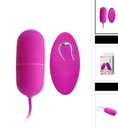 Œuf vibrant télécommandé Pretty Love Arvin