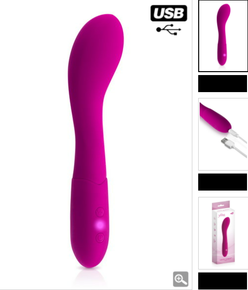 Vibromasseur point G Betty G-Spot Yoba USB