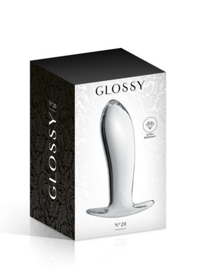 Plug anal verre Glossy Toys 20 Clear