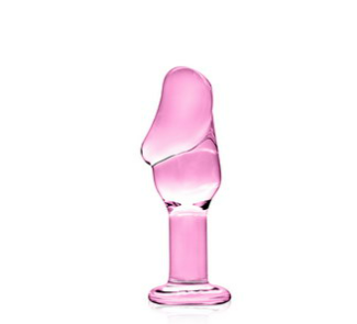 Plug anal avec gland Glossy Toys 24 Pink