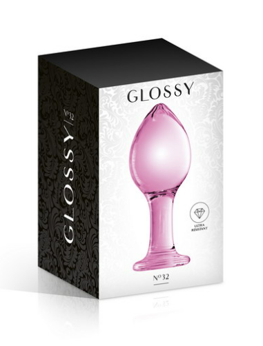 Plug anal boule large Glossy Toys 32 Pink