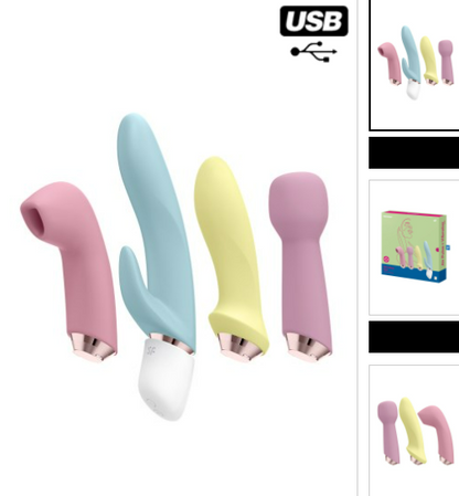Coffret Satisfyer Fabulous Four — 4 vibromasseurs