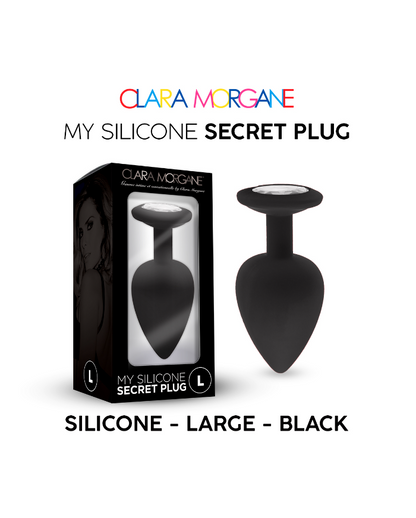 My Silicone Secret Plug Large noir