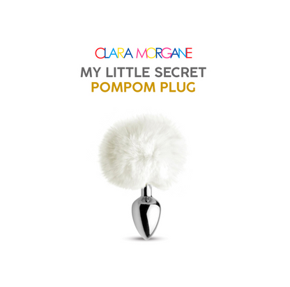 Plug pompon My Little Secret Clara Morgane — rouge