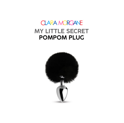 Plug pompon My Little Secret Clara Morgane — rouge