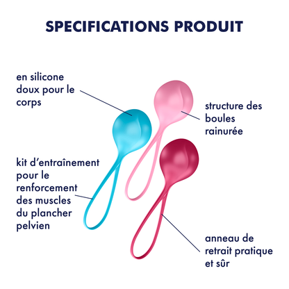 Set de 3 boules de Geisha Satisfyer